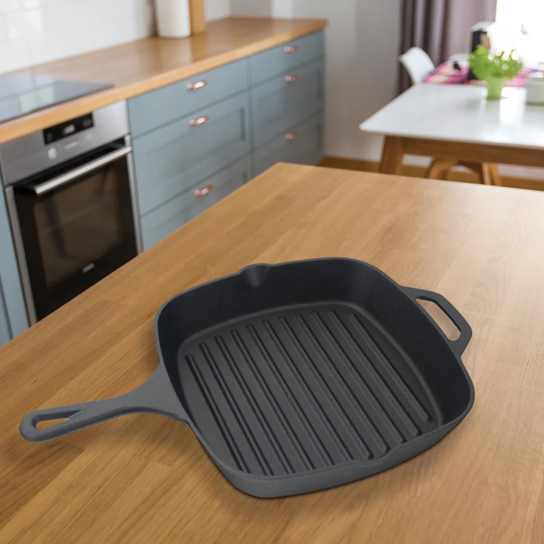 Jim Beam Cast Iron Square Grill Pan - Gallery 7