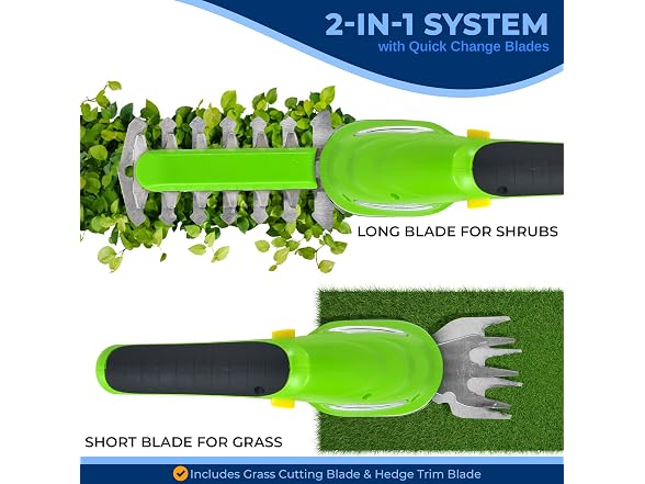 Pyle Cordless Handheld Grass Cutter Shears