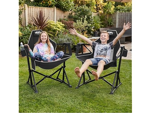 Black Hammock Camping Chair