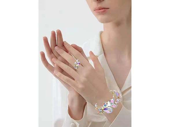 QYJ  Women's Jewelry Set Rhinestone