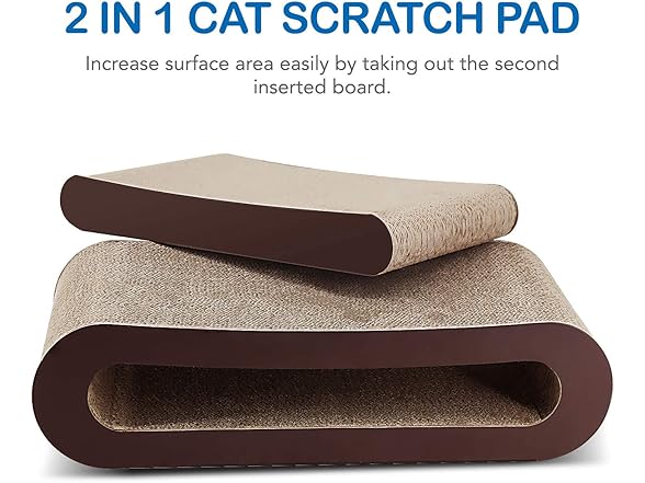 FluffyDream Cat Scratch Cardboard Bed