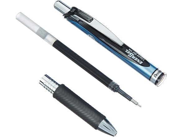 Pentel Energel Knock Ballpoint Pen, 0.5mm Black Ink
