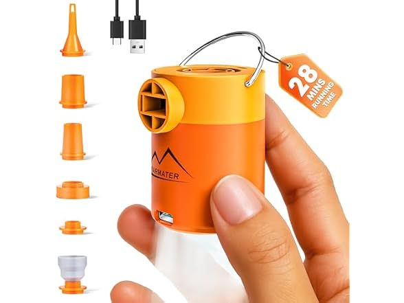 M KARMATER Ultra-Mini Portable Air Pump