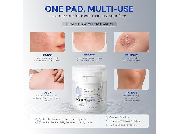 NING Salicylic Acid Toner Pads