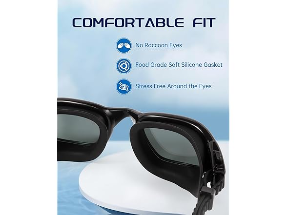 Hurdilen Swim Goggles with Cap