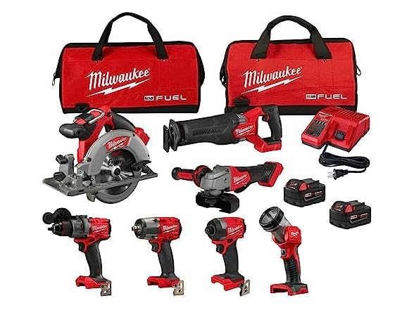 Milwaukee M18 FUEL 18V 7 Tool Brushless Combo Kit