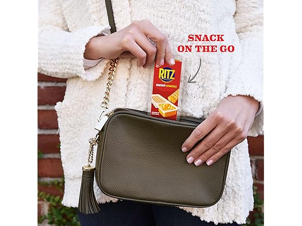 20PK Handi-Snacks RITZ Crackers 'N Cheesy Dip Snacks