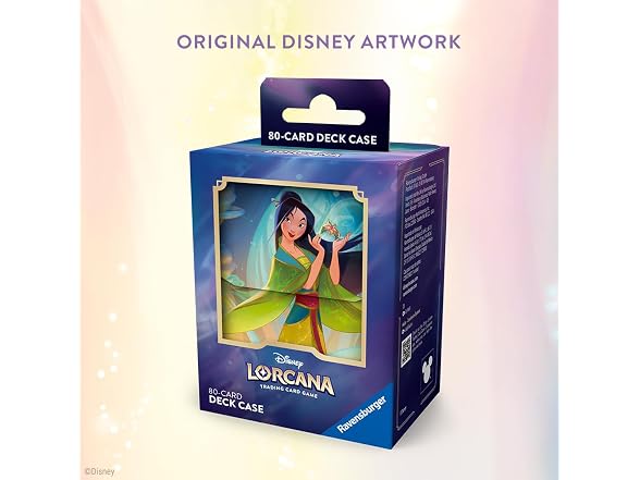 Ravensburger Disney Lorcana TCG Deck Box Featuring Mulan