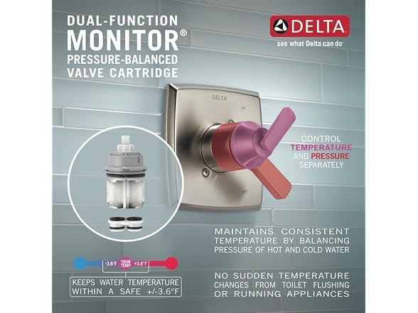 Delta Bonacci 17 Series Dual-Function Valve Trim Kit