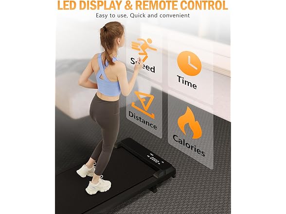 Walking Pad Treadmill with Remote Control