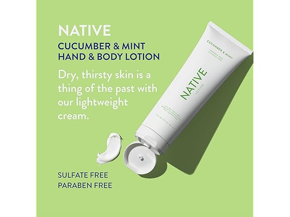 Native Body Lotion Cucumber Mint