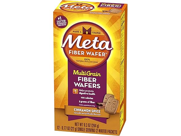 Metamucil Cinnamon Wafers 12ct