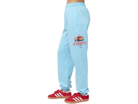 Samii Ryan Women Peanuts Happiness Crew Sweatpants