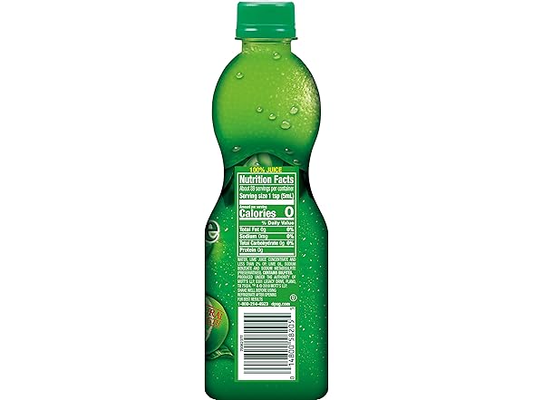 1CT ReaLime 100% Lime Juice, 15 fl oz bottle