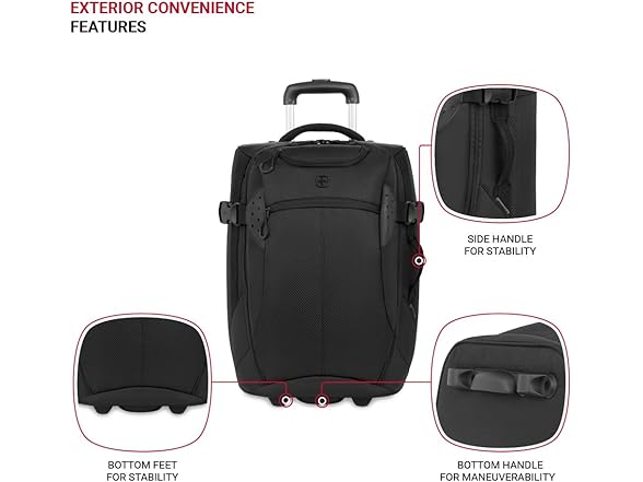 SwissGear Apex Exec Wheeled Rolling Duffel Bag