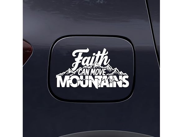 Faith Can Move Mountains Decal 6.15x3.6