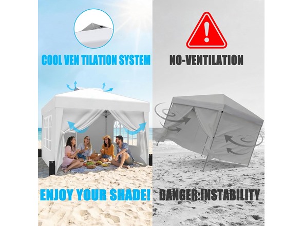 SANWAY 10x10 Pop Up Canopy Tent