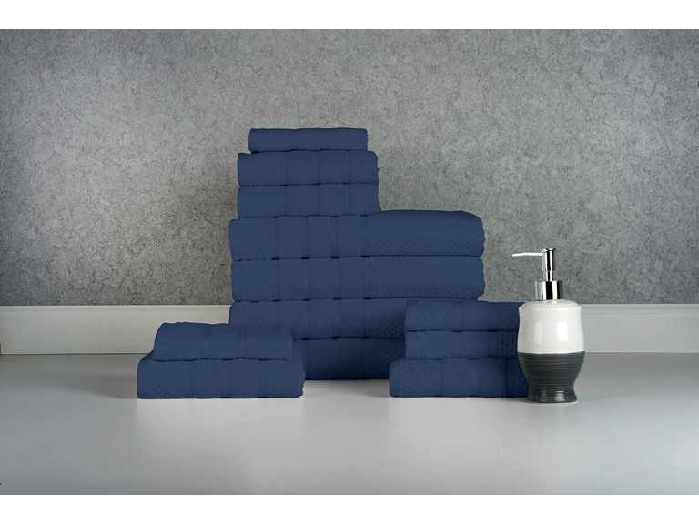 Bibb 12 Piece Egyptian Cotton Towel Set
