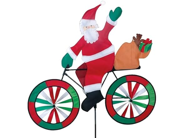 Premier Kites Santa Bike Spinner