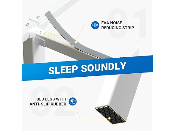 Avenco Metal Platform Bed Frame Full Size 18 Inch