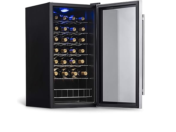 Newair Freestanding Wine Fridge - 27 Bottles