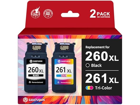 EaseFusion Replacement Ink Cartridges for Canon