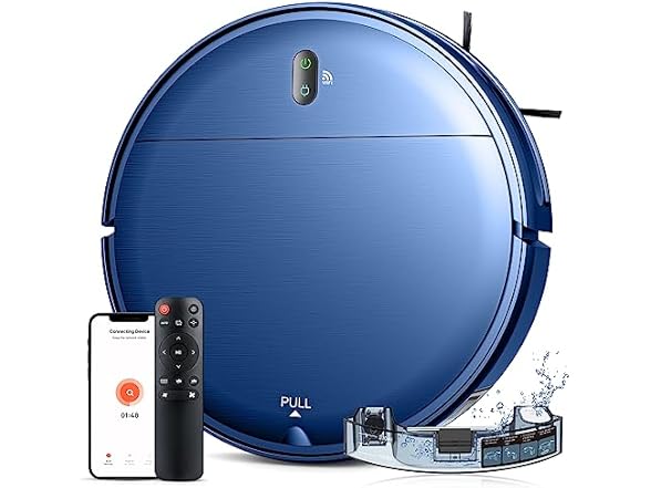 ZCWA W056 Robot Vacuum and (Open Box)