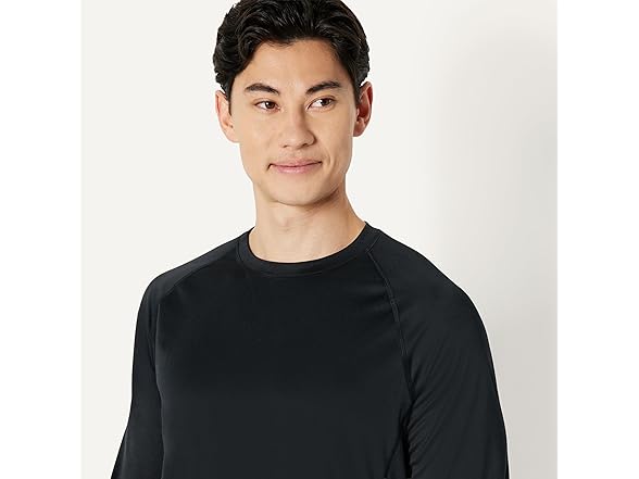 Amazon Essentials Men LS Quick-Dry UPF 50 Swim Tee