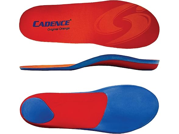 Cadence Orthotic Shoe Insoles Orange