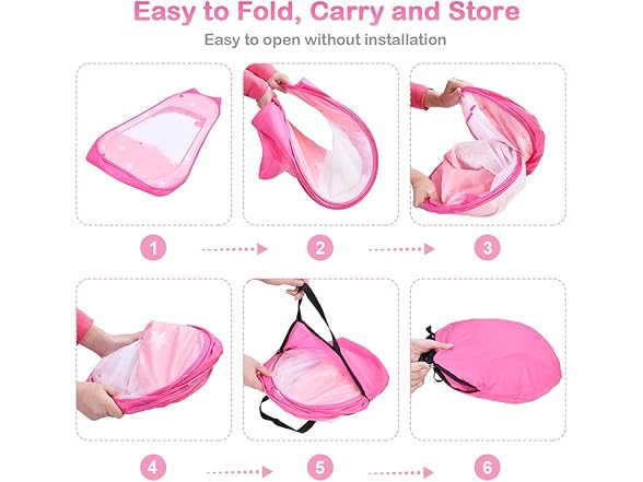 Costzon Princess Pop Up Tent w/ 100 Balls Included
