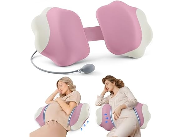 DONAMA Cooling Pregnancy Pillow Pink