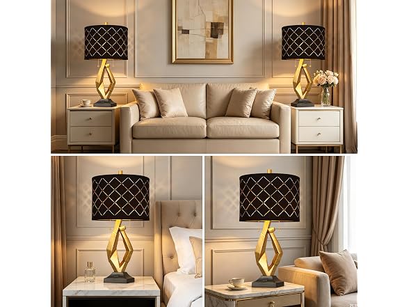 ROTTOGOON Modern Black and Gold Table