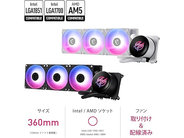 MSI MPG CORELIQUID P13 360 AIO CPU