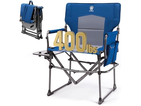EVER ADVANCED Blue Camping Chair
