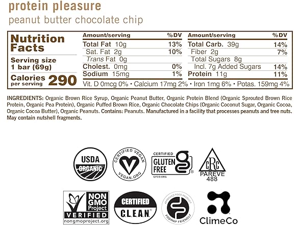12CT GoMacro MacroBar Organic Vegan Protein Bars