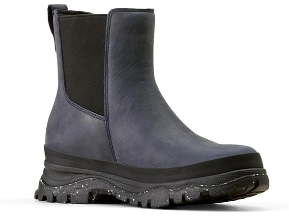 ARIAT Women's Moresby Twin Gore Waterproof Boot, Navy, 9