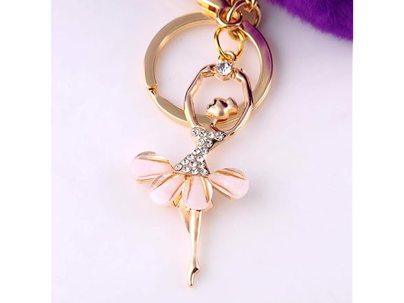 VesipaFly (S) Faux Fox Fur Pom Pom Ball Pendant