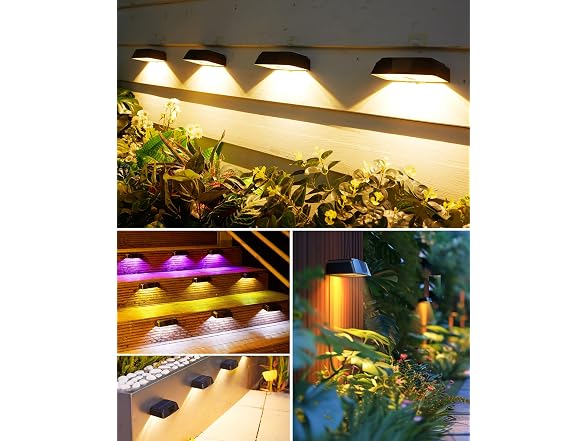 Brightown 6 Pack Solar Fence Lights