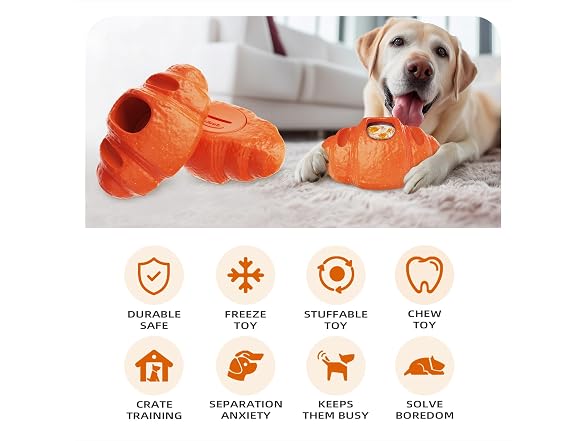 DAMDANLUNO 2pack Durable Frozen Dog