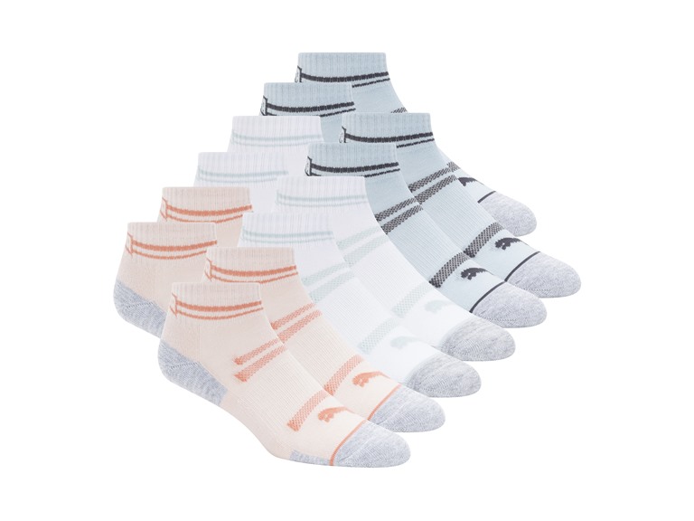 PUMA P601204 9-11 PUMA Women's 12-Pairs Quarter Crew