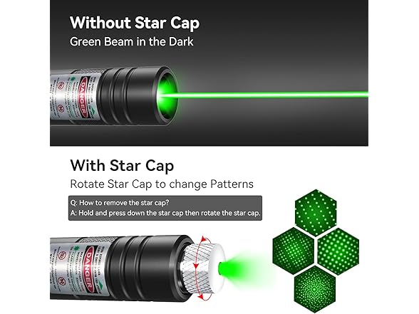 MIPREZT Rechargeable Green Laser Pointer