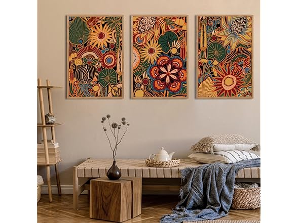 BINCUE Framed Canvas Wall Art Set