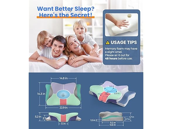 Cozyplayer Pain Relief Cooling Pillow
