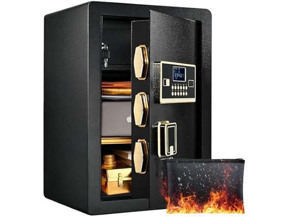 ADIMO Safe w/ Interior Drawer, 2.8 Cuft Heavy-Duty