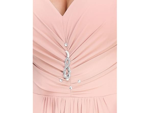Ever-Pretty Women (US14) V Neck Ruched Dress