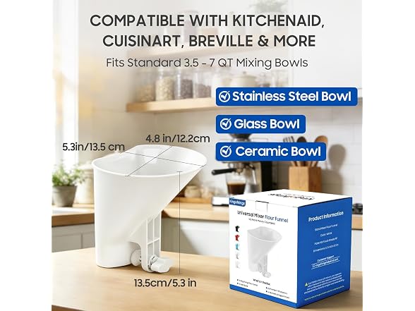 Flour Funnel for Kitchen