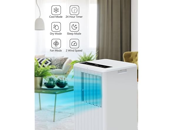 GarveeHome 8000 BTU Portable Air Conditioner