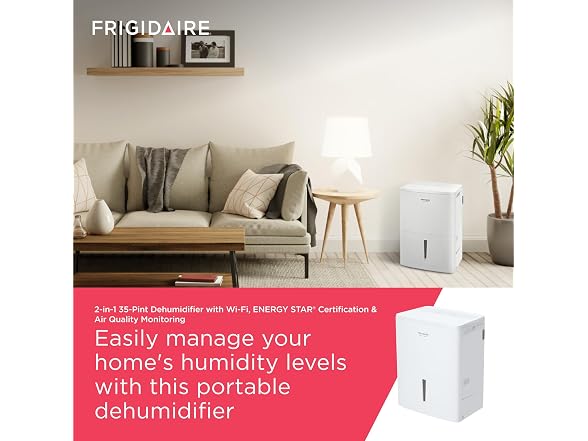Frigidaire GHDD3535W1 Gallery 35 Pint Dehumidifier