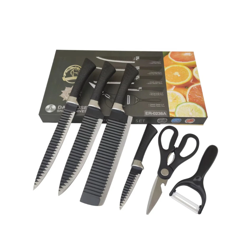 6-Piece Non-Stick Culinary Knife Set - Gallery 6