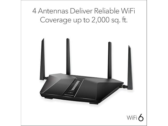 NETGEAR Nighthawk 5-Stream AX5 WiFi 6 Router